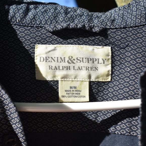 Denim & Supply Button Down Shirt Navy - Picture 5 of 5